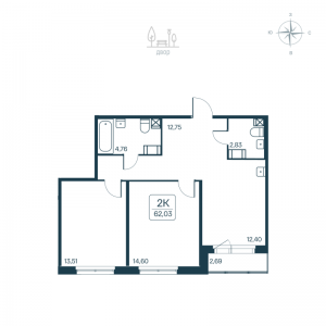 планировка, фото №1