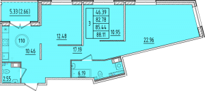 планировка, фото №1