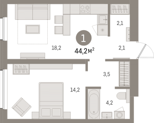 планировка, фото №1