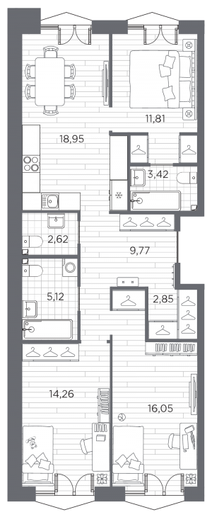 планировка, фото №1