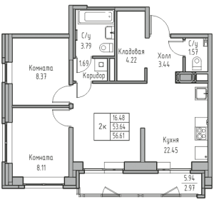 планировка, фото №1