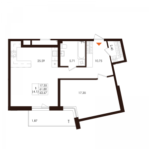 планировка, фото №1