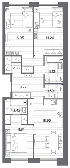 планировка, фото №1