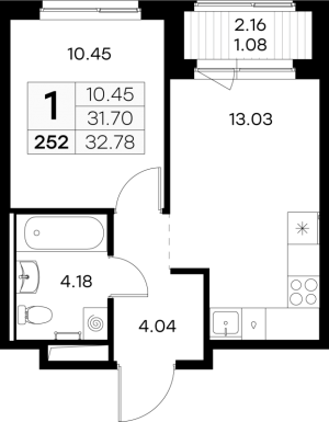 планировка, фото №1