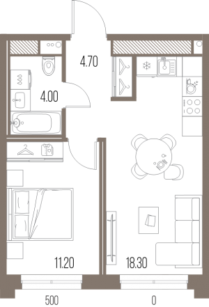 планировка, фото №1