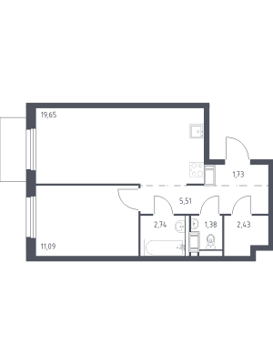 планировка, фото №1