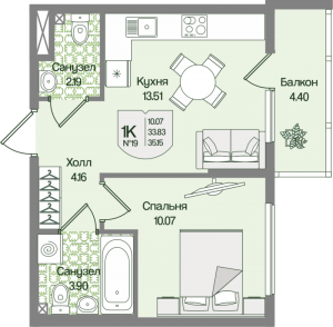 планировка, фото №1