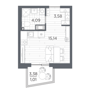 планировка, фото №1