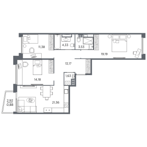 планировка, фото №1