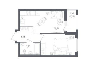 планировка, фото №1