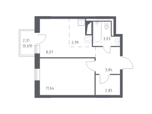 планировка, фото №1