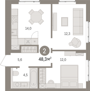 планировка, фото №1