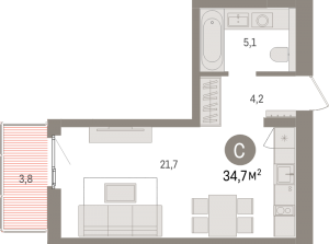 планировка, фото №1