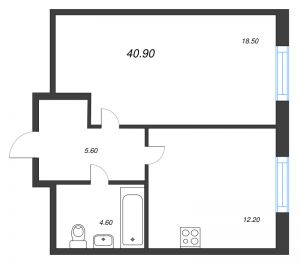 планировка, фото №1