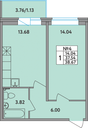 планировка, фото №1