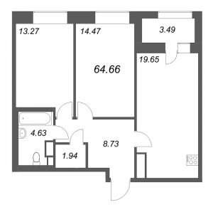 планировка, фото №1