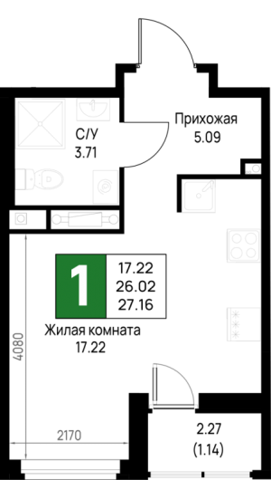 планировка, фото №1