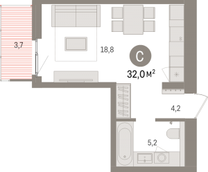 планировка, фото №1