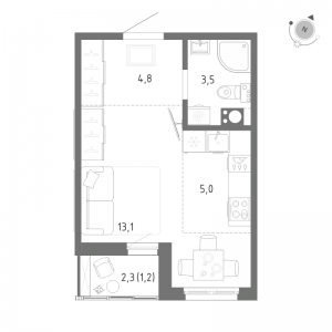 планировка, фото №1