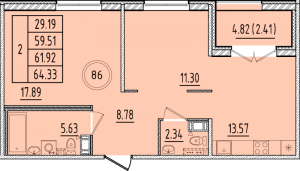 планировка, фото №1