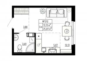 планировка, фото №1