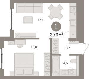 планировка, фото №1