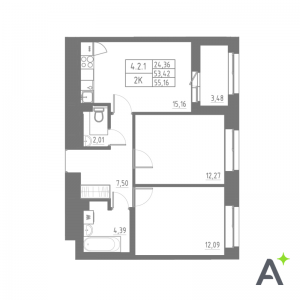 планировка, фото №1