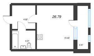 планировка, фото №1