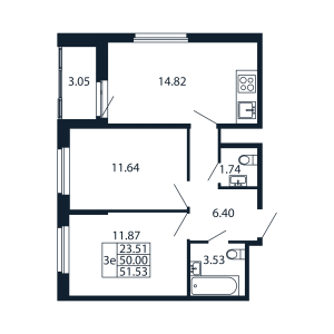 планировка, фото №1