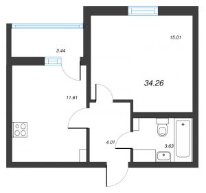 планировка, фото №1