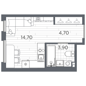 планировка, фото №1