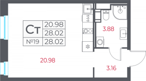 планировка, фото №1