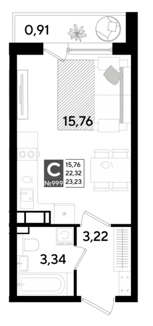 планировка, фото №1
