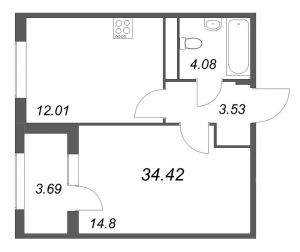 планировка, фото №1