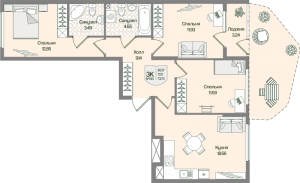 планировка, фото №1