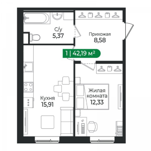 планировка, фото №1