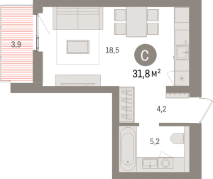 планировка, фото №1