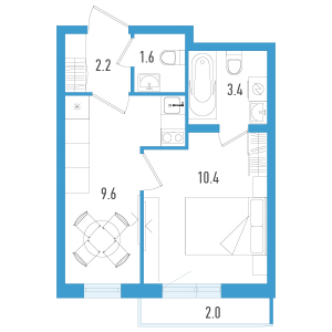 планировка, фото №1