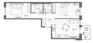 планировка, фото №1