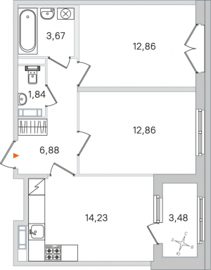 планировка, фото №1