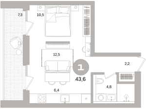 планировка, фото №1