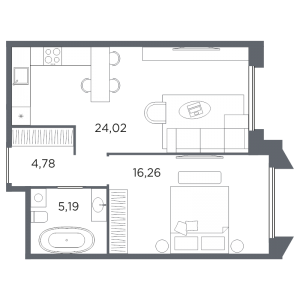 планировка, фото №1