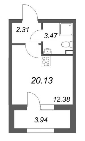 планировка, фото №1