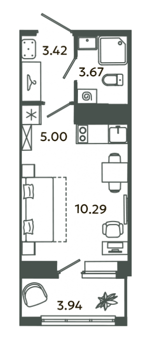 планировка, фото №1