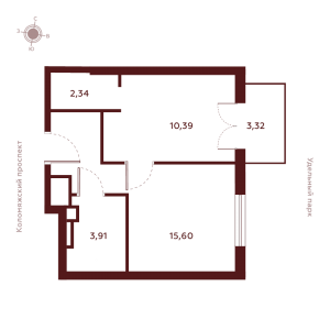 планировка, фото №1
