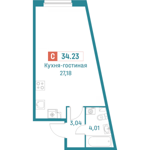 планировка, фото №1