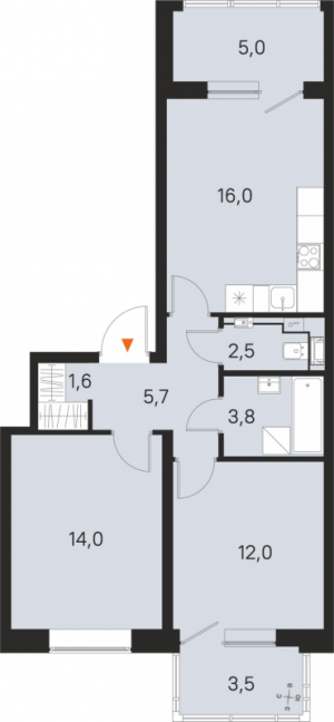 планировка, фото №1