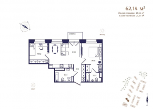 планировка, фото №1