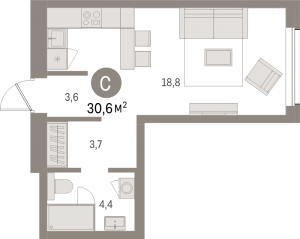 планировка, фото №1