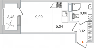планировка, фото №1